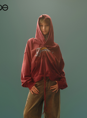 【ENG】Anomalies Department 美式复古抽绳连帽卫衣男女新品25秋