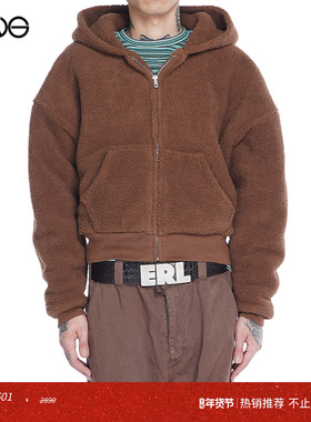 【ENG】ERL 拉链连帽外套男女同款新品25秋