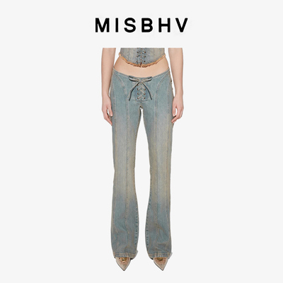【ENG】MISBHV SUNSET WASH LARA LACEDN牛仔裤