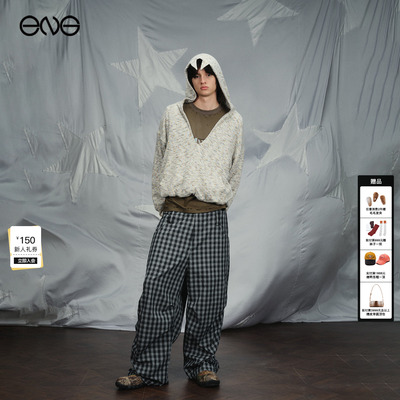 【ENG】Anomalies Department复古格纹休闲长裤直筒男女新品26夏