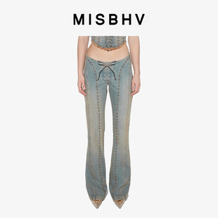 【ENG】MISBHV SUNSET WASH LARA LACED 牛仔裤