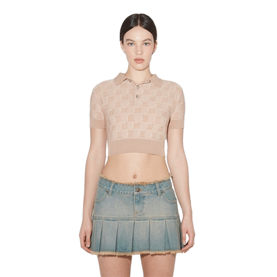 【ENG】MISBHV MONOGRAM 短款针织衫