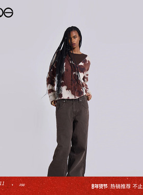 【ENG】JADED LONDON 低腰宽松阔腿长裤 秋冬