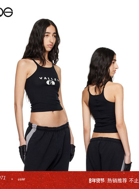 【ENG】GREG ROSS 印花吊带背心短上衣女 新品25秋