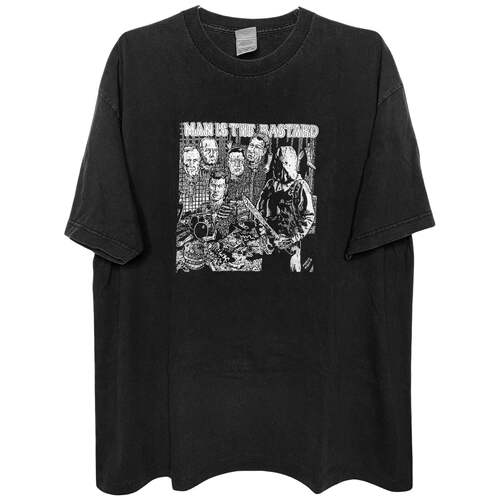 茂密有声工作室Vintage Man is the Bastard短袖T恤嘻哈无性别
