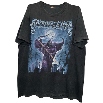 茂密有声工作室Vintage Dissection学院风潮牌宽松嘻哈短袖T恤