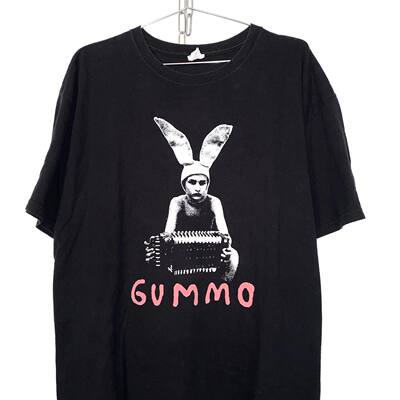 茂密有声工作室Vintage Gummo Bootleg情侣短袖T恤无性别嘻哈乐队