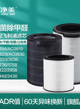 适配飞利浦空气净化器滤芯FY0194/0179/AC0819/2122滤网3140 0917