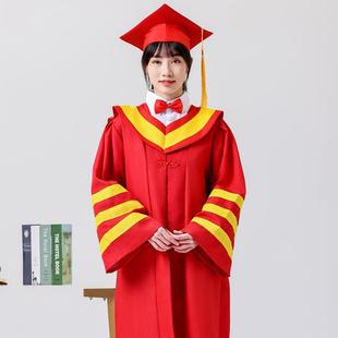校长服现货大学生毕业礼服学院风成人理科学士服垂布披肩