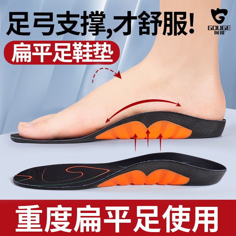 【医研级矫正鞋垫】科学矫正平足