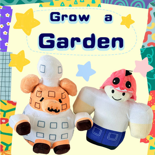 跨境热卖grow a garden plush种植花园厨师猪毛绒玩具玩偶现货