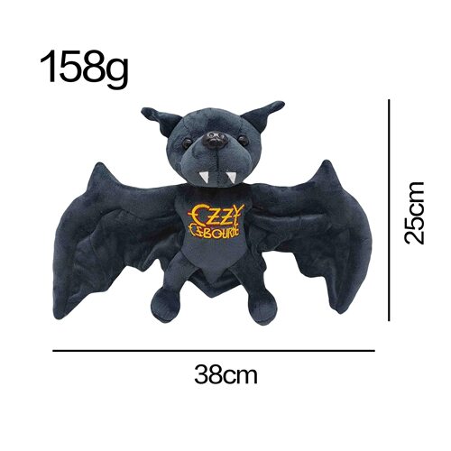 跨境新品ozzy osbourne bat  奥兹·奥斯本蝙蝠毛绒玩具玩偶公仔