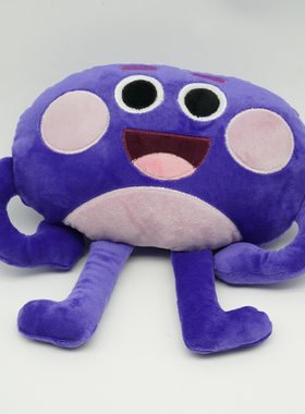 现货跨境新品 Grumble Bumble Nums Plush怪兽厨师毛绒玩具玩偶