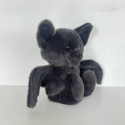 跨境新品万圣节Bat Stuffed Animal暗黑蝙蝠熊毛绒玩具娃娃公仔
