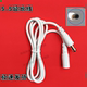 DC数据线 适用萤石海康威视12VDC5.5 2.1mm 监控电源公母延长线