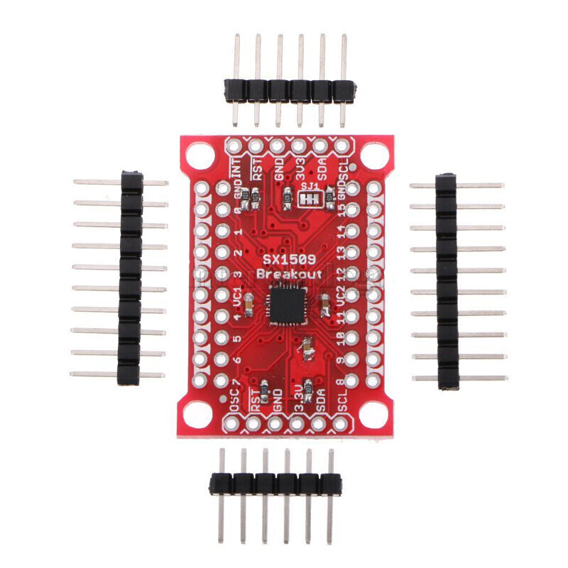 电压电平LED驱动和键盘GPIO 模块 SX1509 16通道 I/O 输出模块