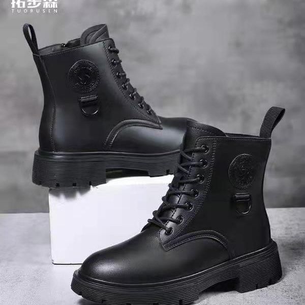 拓步森M468款休闲马丁靴芯片振动健康鞋女款时尚百搭舒适秋冬正品