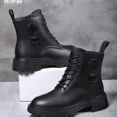 拓步森M468款休闲马丁靴芯片振动健康鞋女款时尚百搭舒适秋冬正品