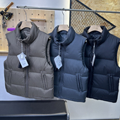 保暖加厚立领休闲羽绒服马甲潮冬装 轻盈高蓬松 90鸭绒秋冬情侣款