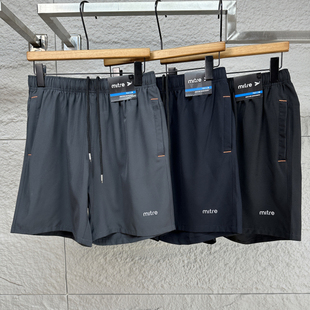 夏 外贸男女透气四面弹运动跑步休闲五分短裤 出K单 科技速干面料