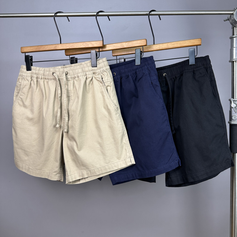 走澳洲！100棉质水洗柔软透气 夏季男士松紧腰宽松纯色百搭短裤潮,男装,短裤,淘宝优惠券,粉丝福利购,淘宝优惠卷