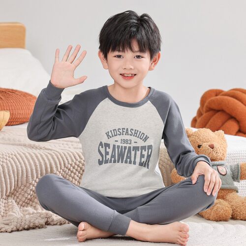 100%纯棉全棉!!A类男童秋衣秋裤