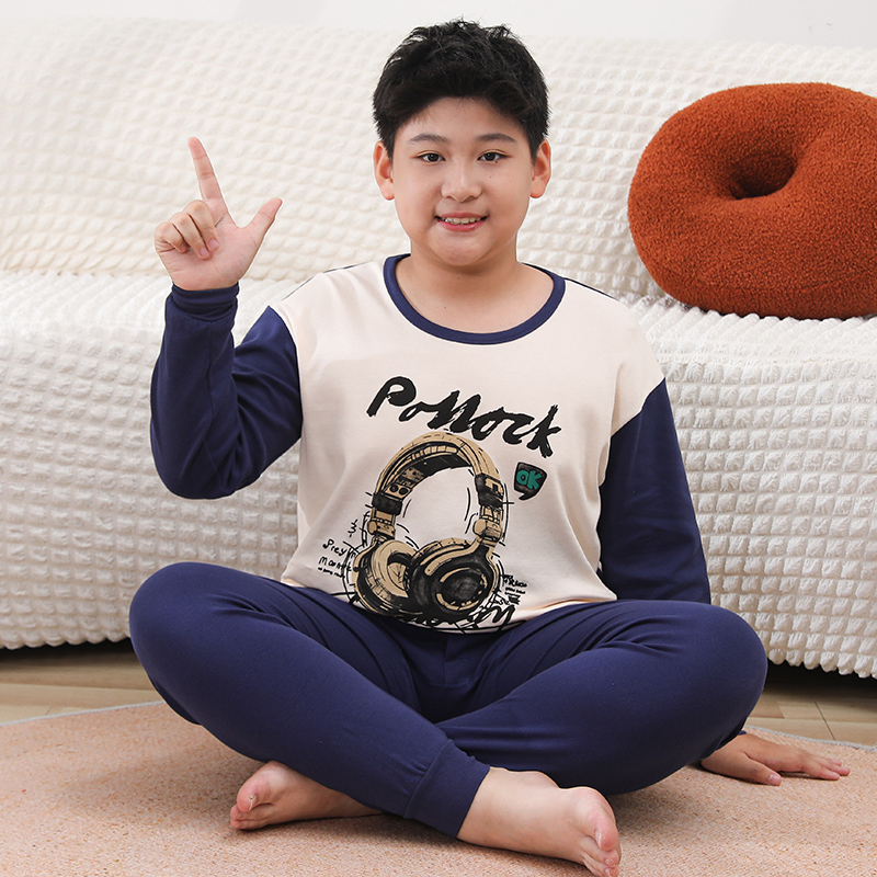 100%全棉纯棉胖童秋衣秋裤含门襟