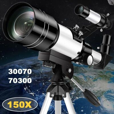 Professional Astronomical Telescope F30070 Monocular 150 Tim