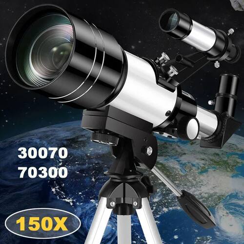 Professional Astronomical Telescope F30070 Monocular 150 Tim