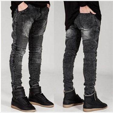 jeans pants for  black   winter  men 2019图片