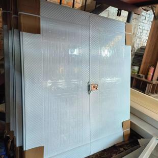 集装箱双开门活动板房门彩钢板门简易工程门防盗门箱房门整套带框