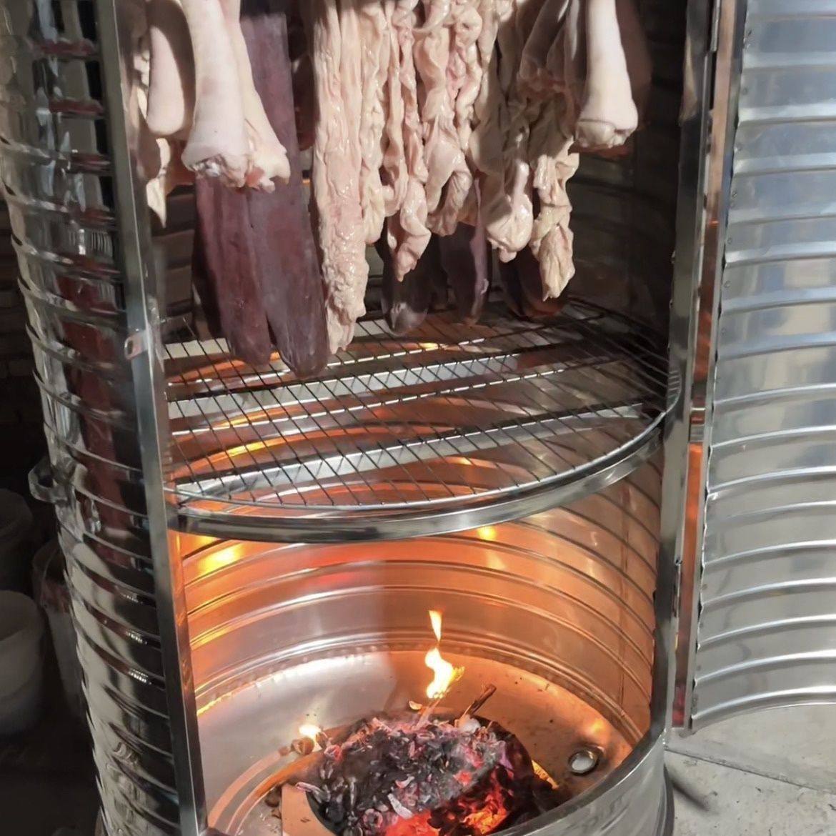 熏腊肉神器不锈钢熏腊肉桶熏腊鱼腊肉香肠鸡鸭鱼熏腊肉柴火大型柜,户外/登山/野营/旅行用品,烧烤炉/烤架,淘宝优惠券,粉丝福利购,淘宝优惠卷