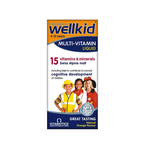 26年9月英国薇塔贝尔Wellkid综合维生素液儿童多种复合15种营养