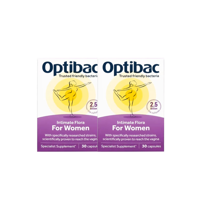 2盒26年8月英国Optibac妇科调理女性私处护理益生菌乳酸杆胶囊