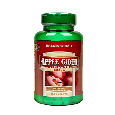 27年1月英国HB荷柏瑞Holland and Barrett苹果醋片300mg200粒