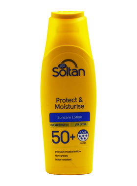 英国boots soltan防晒霜清爽不油腻军训成人防晒乳液SPF50+