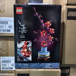 LEGO乐高10369傲骨梅ICONS系列摆件男女孩拼搭积木玩具儿童礼物