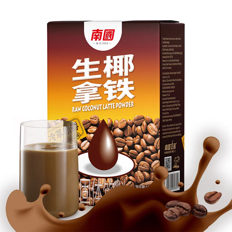 【不添加白砂糖】南国生椰拿铁400g咖啡袋装椰奶椰子办公室速溶