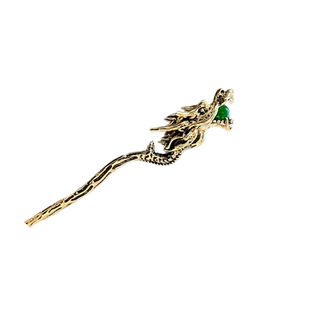 复古新中式发簪女高级感中国风龙形簪子简约现代化日常盘发钗发饰