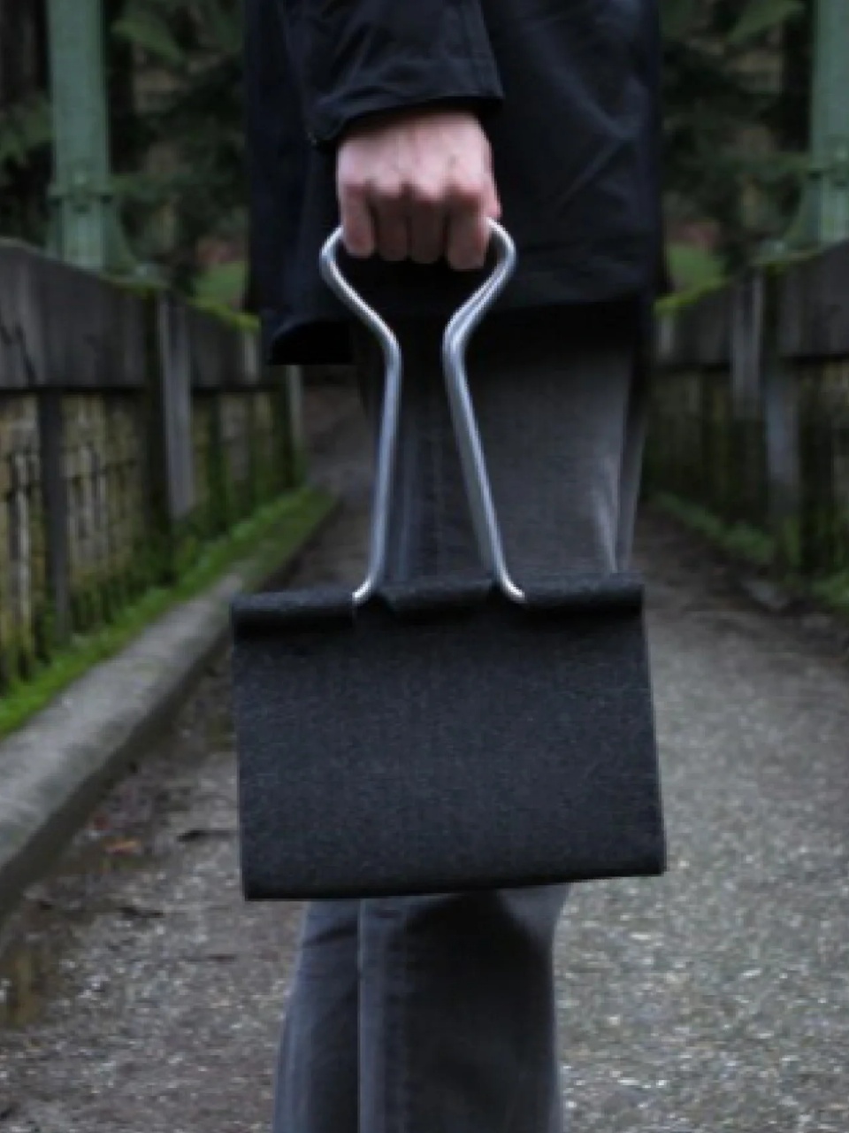 燕尾夹子造型包趣味手提包