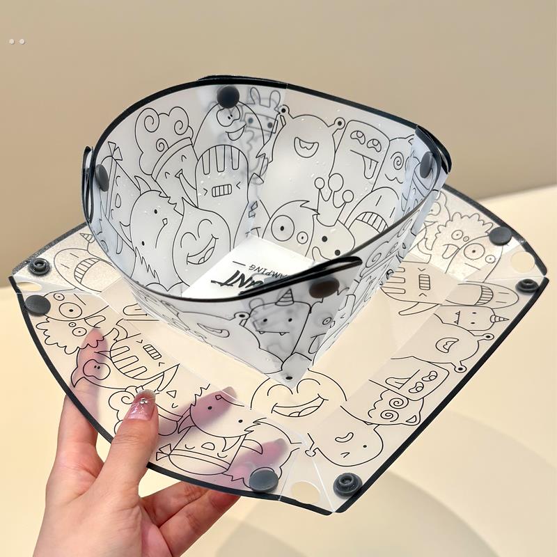 折叠餐具便携式户外旅行野餐餐盘超轻食品级耐高温折叠水杯套装