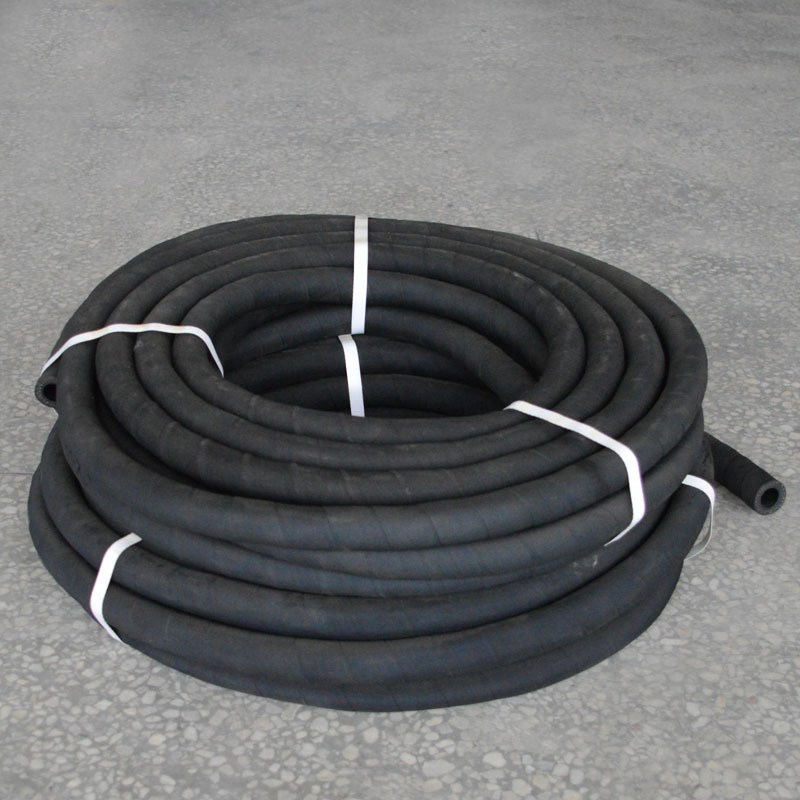 45-102mm18米输水管气压管普通耐油管三层五层七层毛面夹布橡胶管