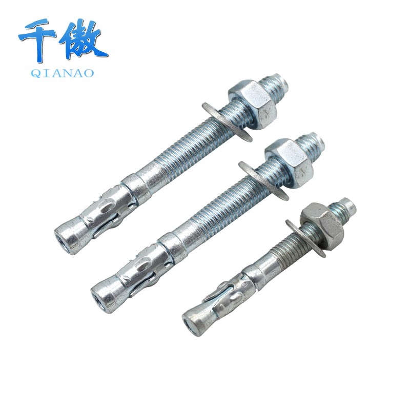 镀锌国标车修壁虎膨胀螺丝8.8级膨胀螺栓车修拉爆M6M8M10-M24