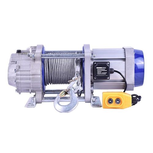 无线遥控卷扬机220v家用小型吊机提升机1吨2吨3t绞盘380v电动葫芦