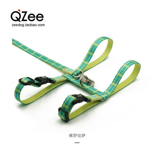 QZee 美国 Zeedog猫牵引绳胸背带套装Zeecat安全扣溜猫项圈猫胸背