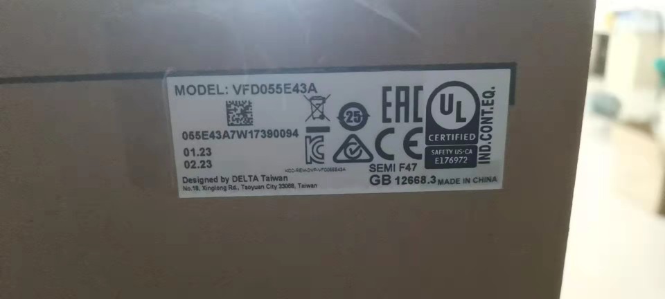 台达变频器VFD055E43A VFD075E43A   VFD110E43A 原装等