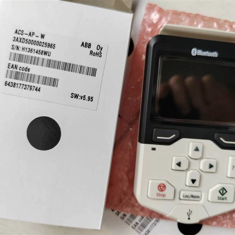 ABB变频器ACS880/580/530中英文操作面板原装ACS-AP-W/S/I/BP-S用