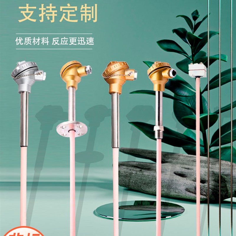 S型铂铑热电偶B型R型K型耐高温刚玉管电热偶温度传感器0-1800度