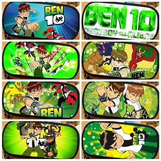 少年骇客笔袋BEN10个性印花大容量男女中小学生大容量铅笔文具盒