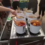 Чистый черный чайный танк шашлыки для плиты оборудование для кипящих киосков Гудон